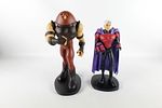 Lot of 2 Marvel Hard Hero X-Men Evolution Maquette Statues. Including Magneto and Juggernaut. Image - 1