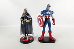 Lot of 2 Marvel Hard Hero X-Men Evolution Maquette Statues. Including Storm and Captain Image - 1