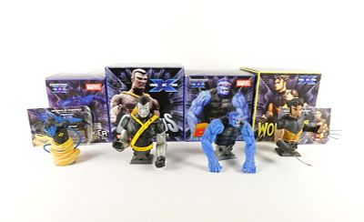 Lot of 4 Marvel X-Men Ultimate Busts. Diamond Select Toys. Including Ultimate X-Men 