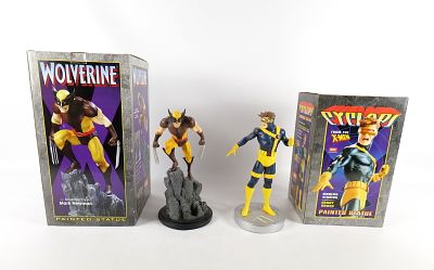 Lot of 2 Marvel Bowen Limited Edition Statues. Including Wolverine (Brown Version) Limited to 