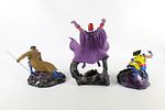 Lot of 3 Marvel Creative License Statues. Including Wolverine, Magneto, and Gambit. Wolverine Image - 3