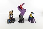 Lot of 3 Marvel Creative License Statues. Including Wolverine, Magneto, and Gambit. Wolverine Image - 4