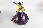 Lot of 3 Marvel Creative License Statues. Including Wolverine, Magneto, and Gambit. Wolverine Image - 7