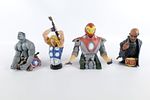 Lot of 4 Marvel Diamond Select Limited Edition Busts. Lot of 4 Marvel Diamond Select The Image - 1