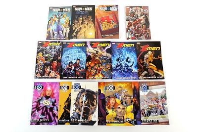 Lot of Marvel X-Men Trade Paperbacks. Including New X-Men: Childhood's End - Vol. 1-5 Complete 