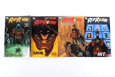 DC Red Robin Set of 4 Trade Paperbacks. Including 7 Days of Death, The Grail, Collision, and 