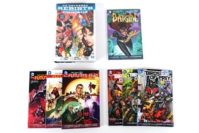 DC New 52 Trade Paperbacks and Hardcover Lot. Including The New 52 Futures End - Vol. 1-3, DC 