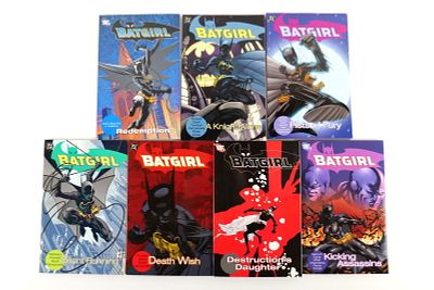 Lot of DC Batgirl Trade Paperbacks. Including Batgirl: Redemption, A Knight Alone, Silent 