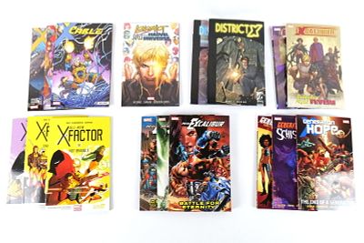 Lot of Marvel Trade Paperbacks. Including Excalibur - Vol. 1 & 2, New Excalibur - Vol. 1-3 