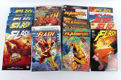 Lot of The Flash Trade Paperbacks and Hardcovers. Including TPB's: The Flash Vol. 1-10 by 