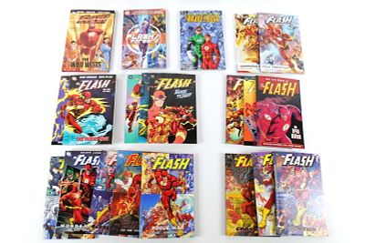 Lot of Various Flash Trade Paperbacks and Hardcover Book. Including Hardcover: The Flash: The 