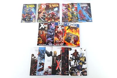 Marvel Uncanny X-Men Trade Paperbacks and Hardcover Book Lot. Including Hardcover Uncanny X-Men 
