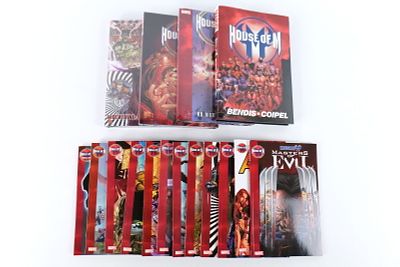 Lot of Marvel House of M Hardcover Books and Trade Paperbacks. Including Hardcovers: House of M 