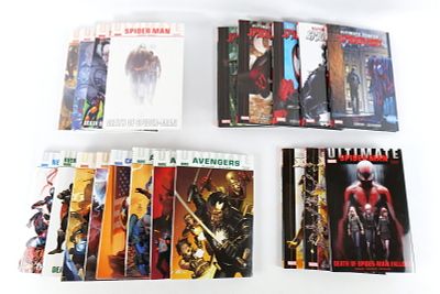 Lot of 20 Ultimate Comics Hardcover Books. Including Spider-Man Vol. 1-5, Spider-Man by Bendis: 