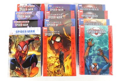 Ultimate Spider-Man Vol. 1-12 Hardcover Book Set. Vol. 5-11 are all Sealed. All invoices must 
