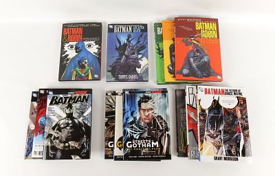 Lot of Batman Related Hardcover Books. Including Batman & Robin Vol. 1-3, Batman & Robin: Dark 