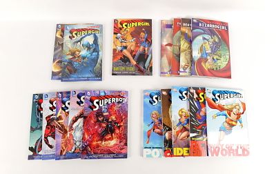 Lot of Superboy and Supergirl Trade Paperbacks. Including Supergirl New 52 1 & 2, Supergirl: 