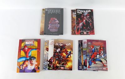 Lot of Marvel Hard Cover and Trade Paper Backs. Including TPB's: Spider-Man Vol. 1 & 2, Amazing 