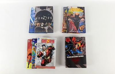 Lot of DC Hardcover Books. Including Heroes Vol. 1 & 2, Heroes in Crisis and Heroes in Crisis: 