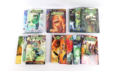 Lot of DC Green Lantern Hardcover Books. Including Green Lantern: Agent Orange and Rage of the 