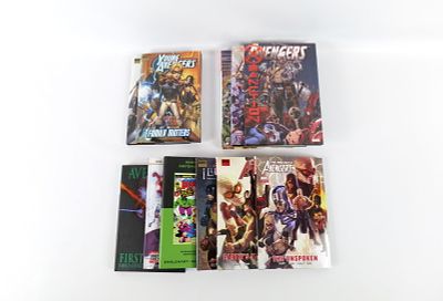 Lot of Avengers Hardcover Books. Including The Mighty Avengers: The Unspoken & Earth's 