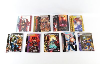 Lot of Marvel Ultimates Trade Paperbacks. Including Ultimate Power, Ultimate Origins and Vision 