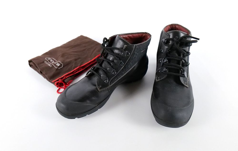 Lot 210: Coach Lace Up Women's Ankle Boots