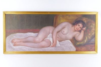 Giclee Print on Canvas "Gabrielle". Giclee Print on Canvas - After Renoir. Entitled "Femme Nue 