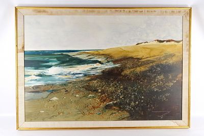 Oil on Wood Panel by Geoffrey C. Smith "Spring Tide". Oil on Wood Panel by Geoffrey C. Smith. 