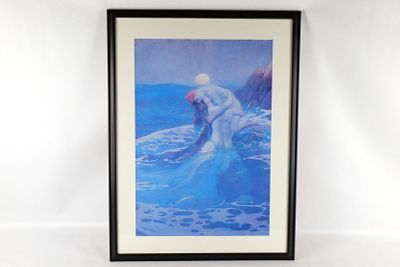Framed Print "The Mermaid" by Howard Pyle. Framed Print - Entitled "The Mermaid" by Howard Pyle 