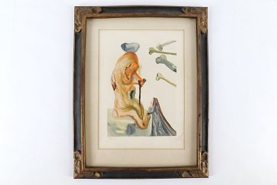 Salvador Dali Lithograph - Divine Comedy Series. Salvador Dali Lithograph - From the Divine 