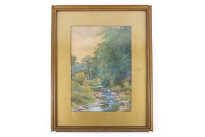 19th Century Watercolor on Paper - Landscape. 19th Century Watercolor on Paper. Depicting 