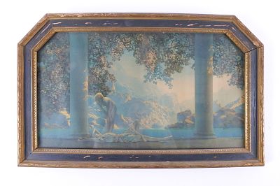 Framed Maxfield Parish "Daybreak" Print. Framed Maxfield Parish Print. Entitled "Daybreak". 