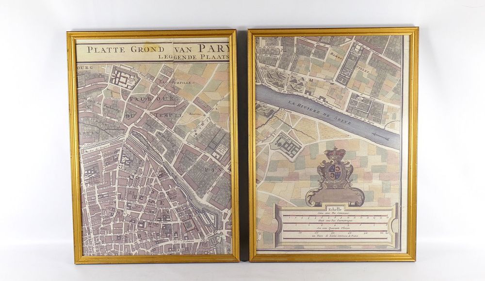 Lot 153: Pair of Giclee Paris Prints