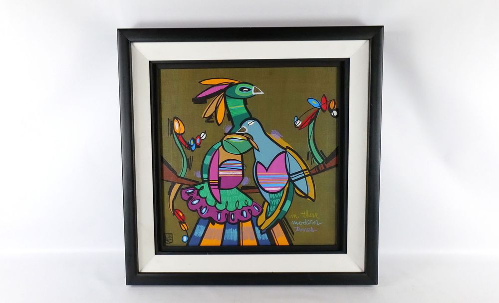 Lot 154: Giclee in color on Canvas by David Le Batard (Lebo)