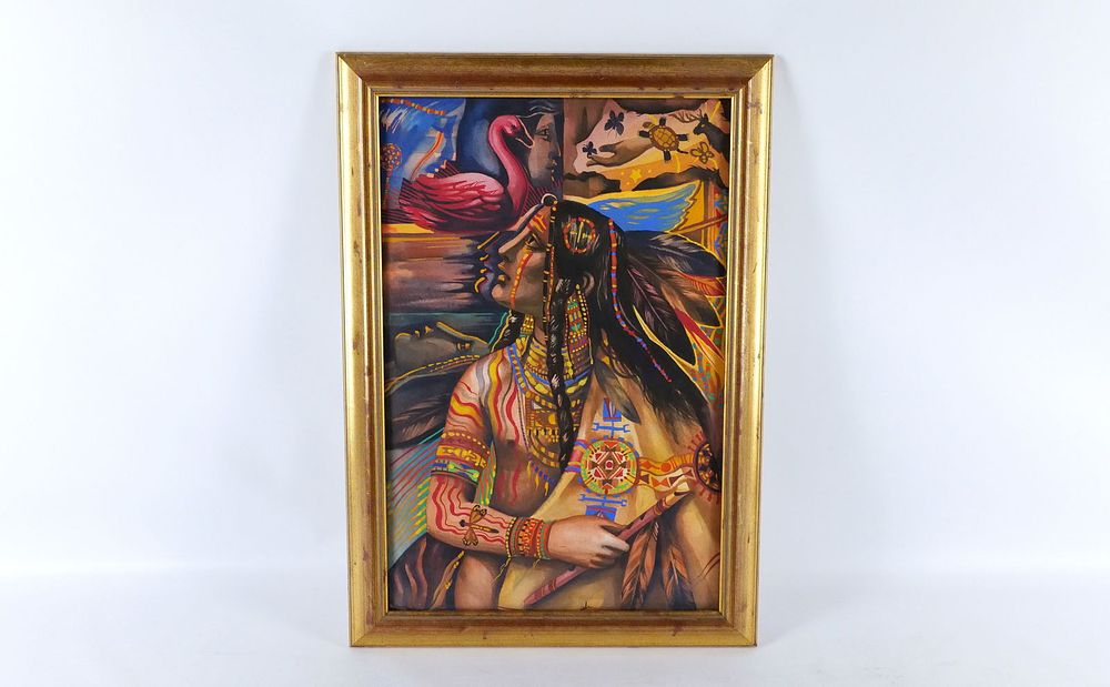 Lot 162: Watercolor by Josef Kozak (1953-2025)