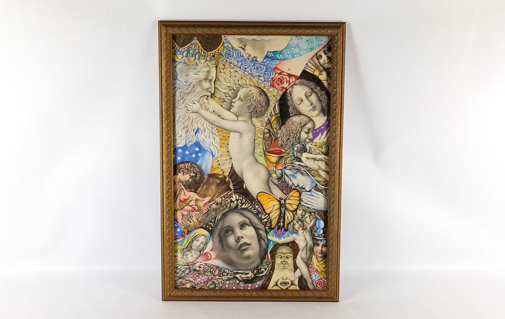 Lot 164: Mix-Media Pen & Ink by Josef Kozak (1953-2025)