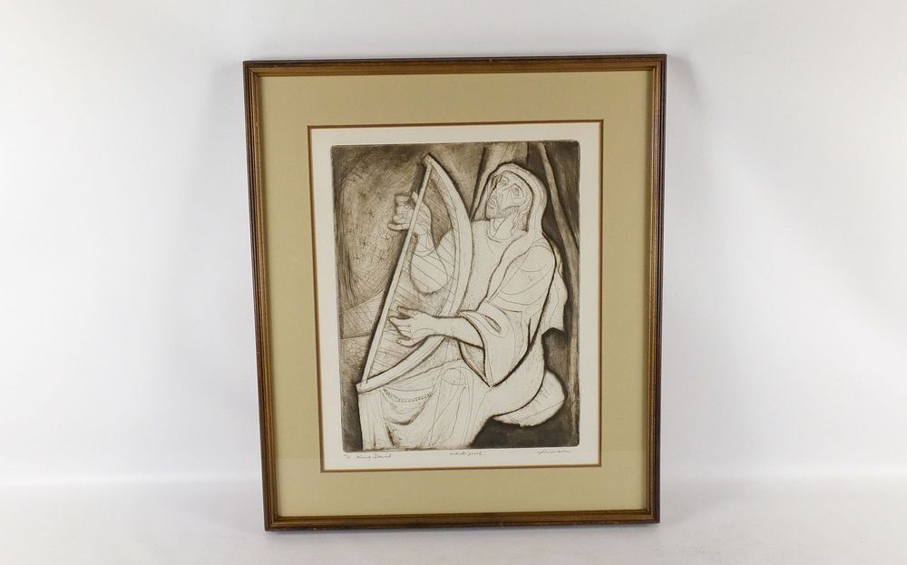 Lot 170: Artist Proof by Irving Amen (1918-2007)