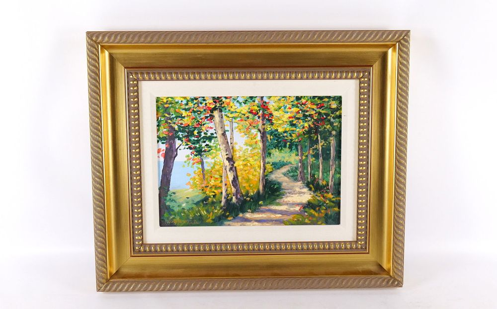 Lot 176: Serigraph on Canvas by Schaefer Miles