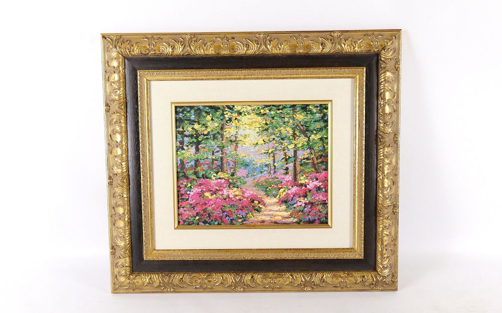 Lot 179: Serigraph on Canvas by Schaefer Miles