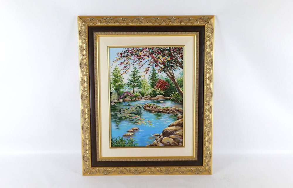 Lot 180: Serigraph on Canvas by Schaefer Miles