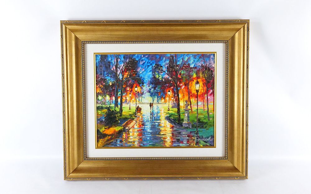 Lot 182: Giclee on Canvas Embellished by Daniel Wall