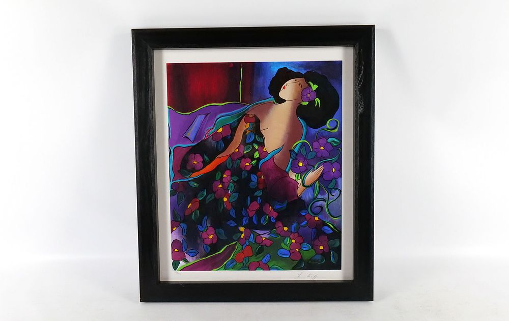 Lot 198: Seriolithograph by Linda Le Kniff