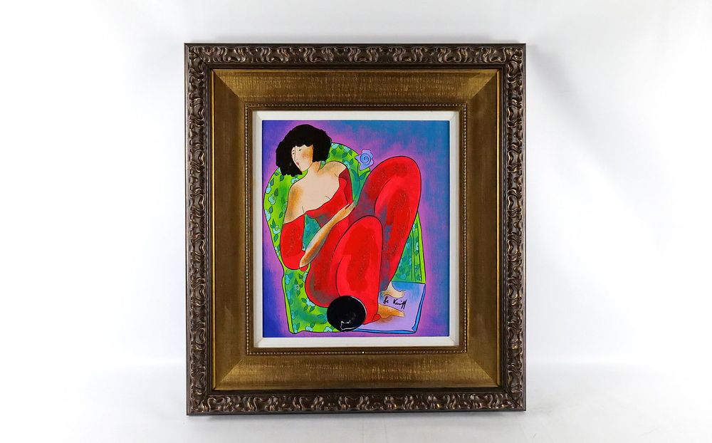 Lot 199: Oil on Canvas by Linda Le Kniff
