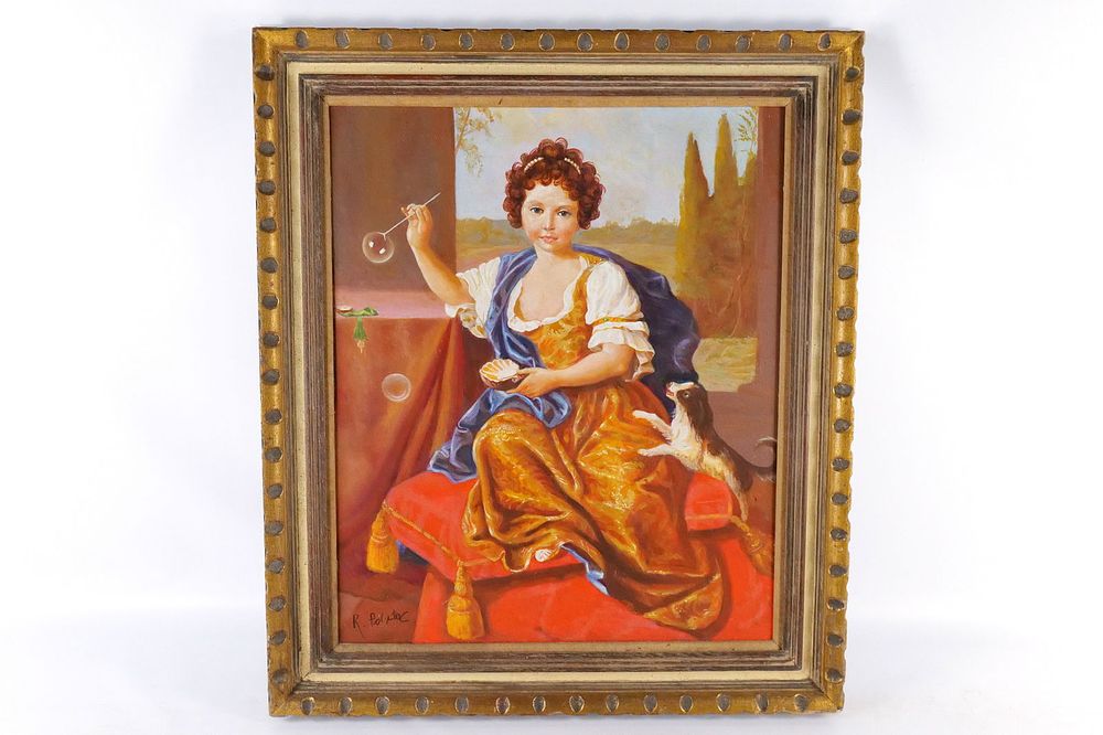 Lot 262: Serigraph on Canvas with hand painted accents