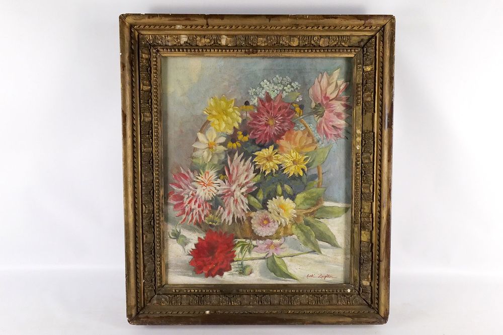 Lot 266: Oil on Canvas by Ruth Leighton