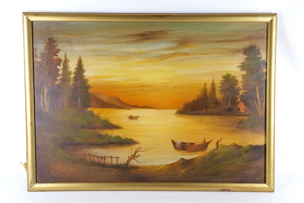 Lot 280: Oil on Canvas by Mootaz