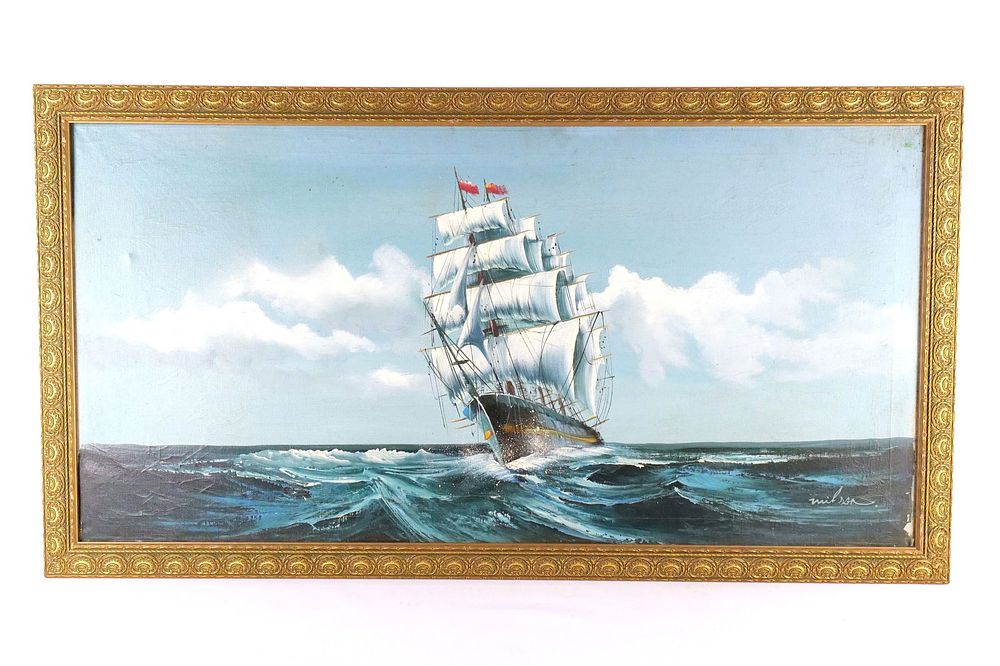 Lot 285: Oil on Canvas by Wilson