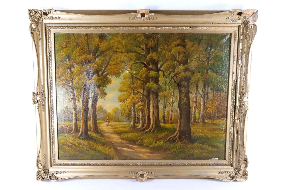 Lot 298: Oil on canvas by Thomas Manning Moore