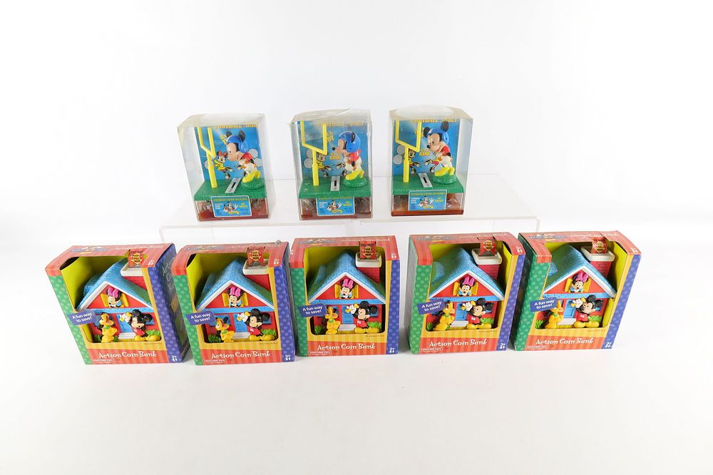 Lot 171: Lot of 8 Assorted Disney Banks - In Original Boxes